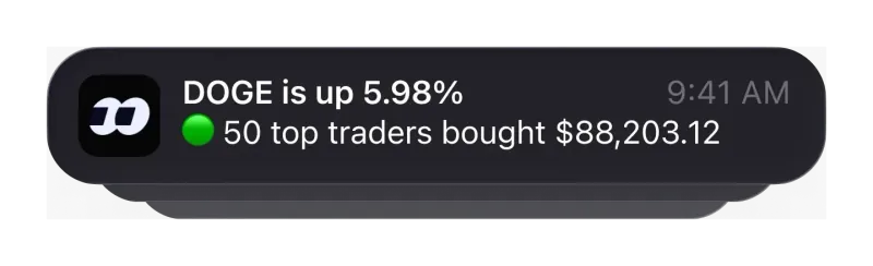 fomo trade alert notification