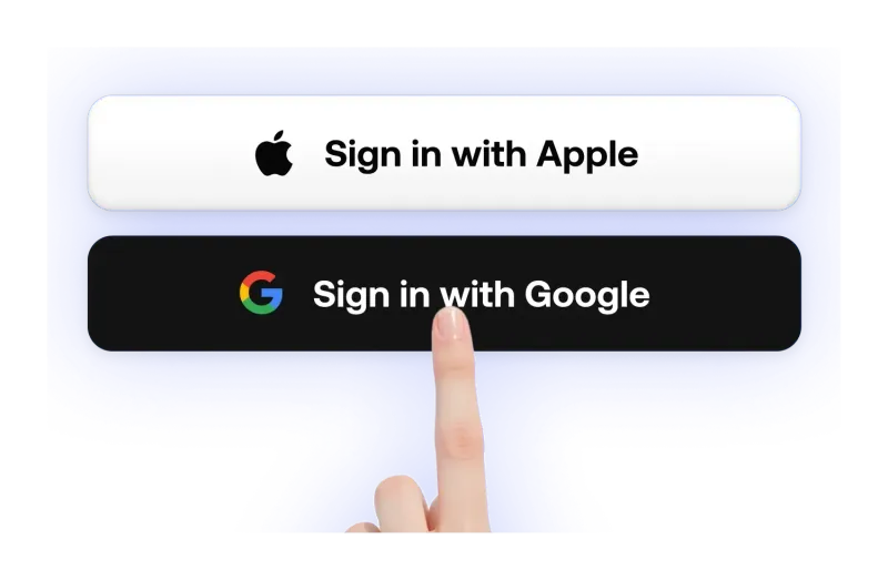 fomo sign in screen